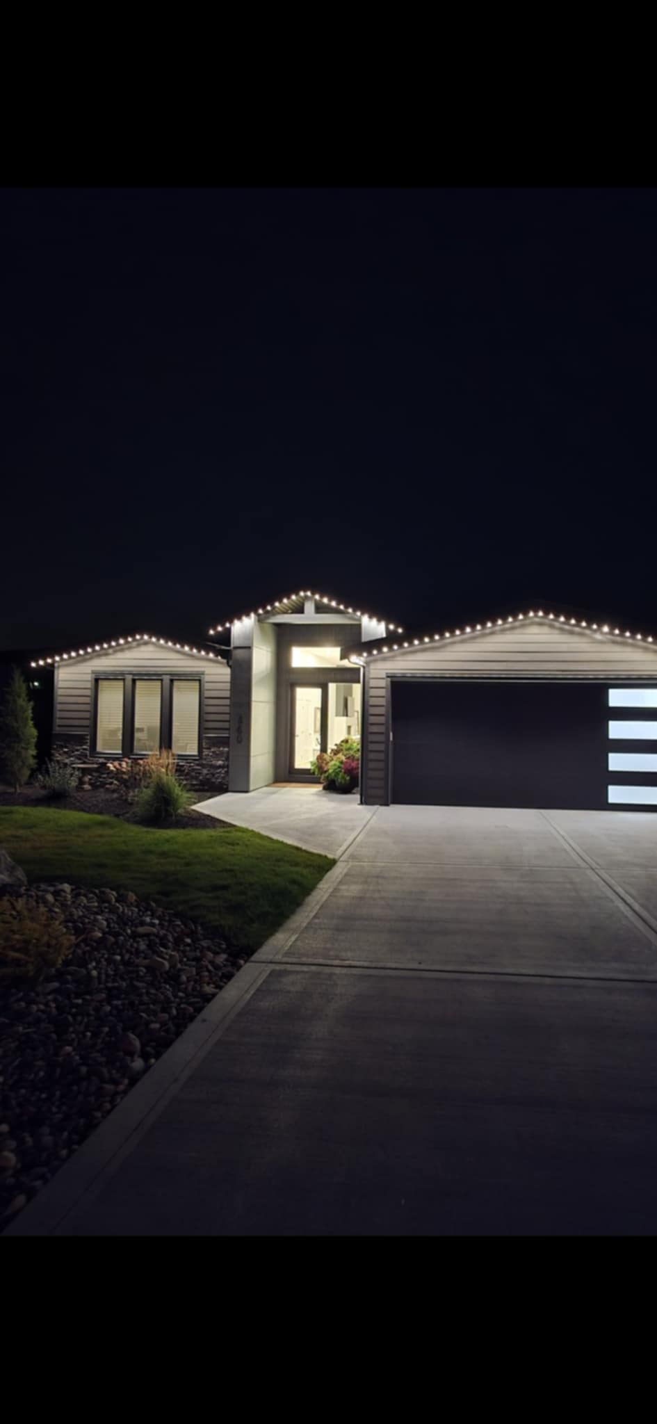 House with BlendBright LED lighting